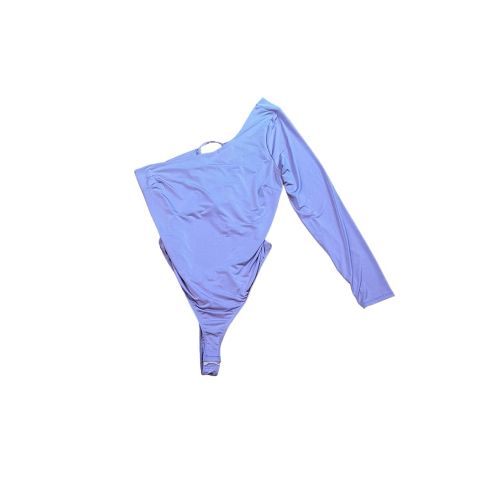 Fashion Nova Turn Back Time Bodysuit Lilac Purple 3X